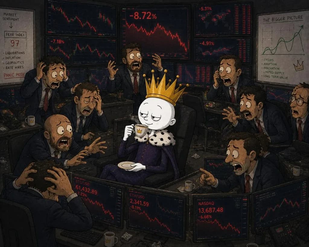 Thin King calm on the trading floor while others panic